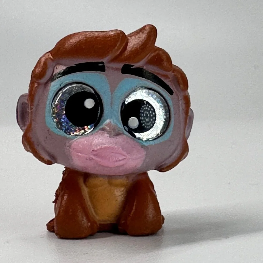 Disney Doorables The JUNGLE BOOK Shere Khan Kaa King Louie Flocked Series 7 RARE